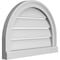 Ekena Millwork Round Top Surface Mount PVC Gable Vent: Functional, w/ 2"W x 2"P Brickmould Sill Frame, 22"W x 16"H GVPRT22X1603SF - alternate 5